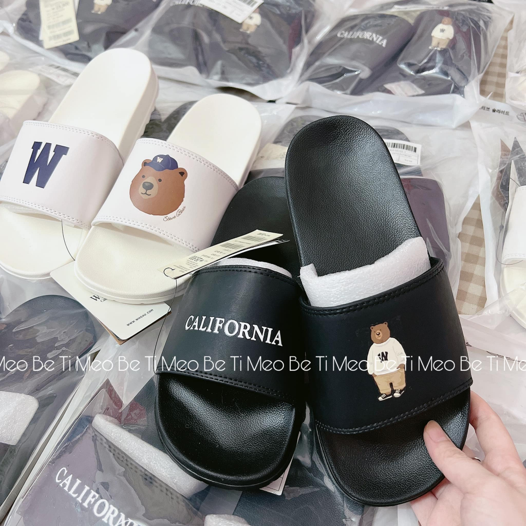 Dép quai ngang California mang bền, nhẹ, êm - chống trơn trượt sale 85%