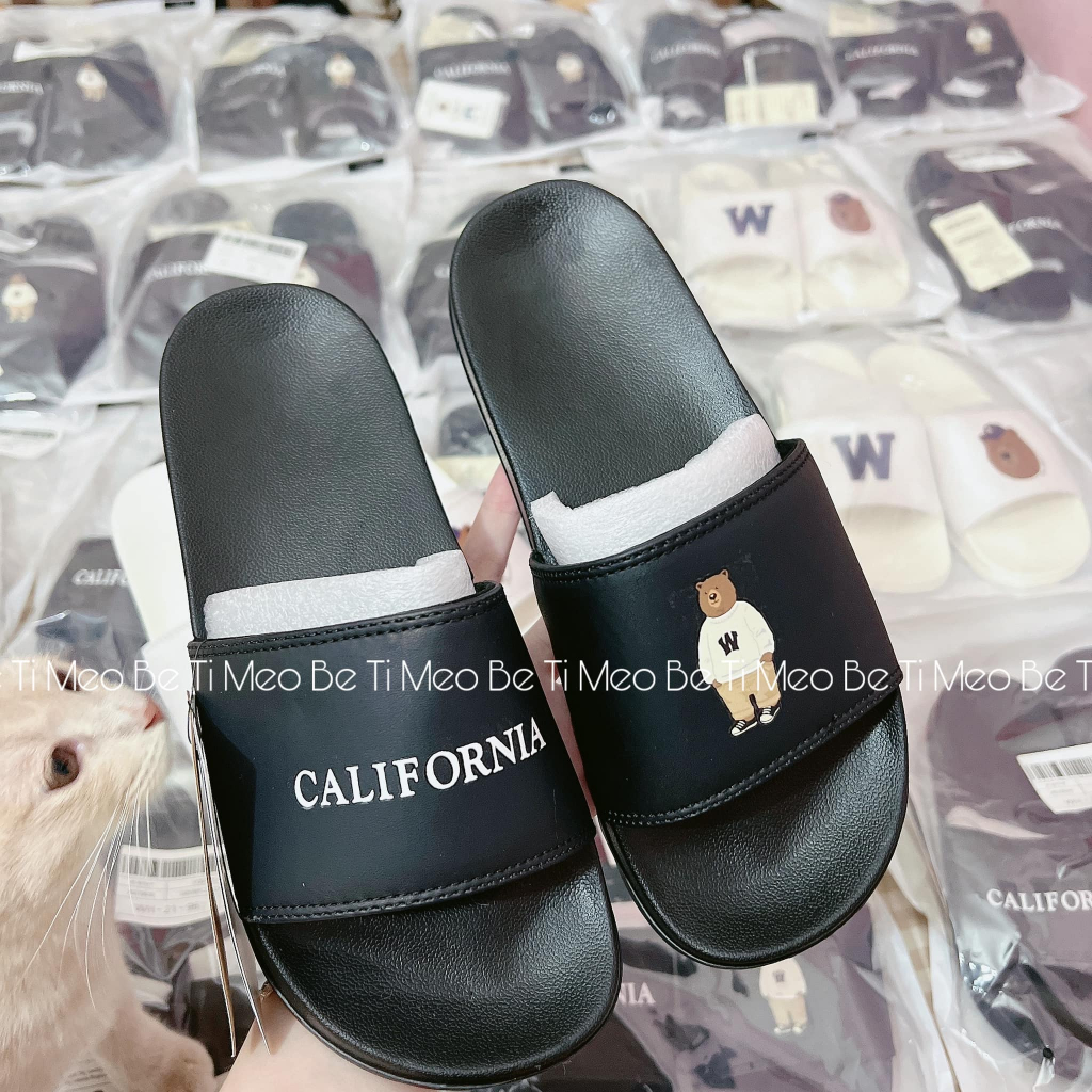 Dép quai ngang California mang bền, nhẹ, êm - chống trơn trượt sale 85%