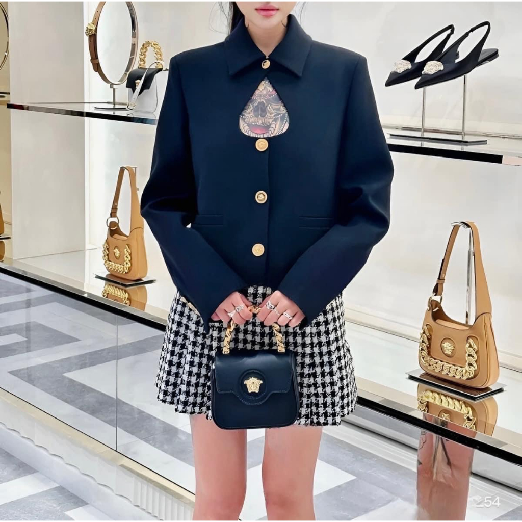 TÚI VERSAC QUAI XÁCH SZ16 DA BÒ