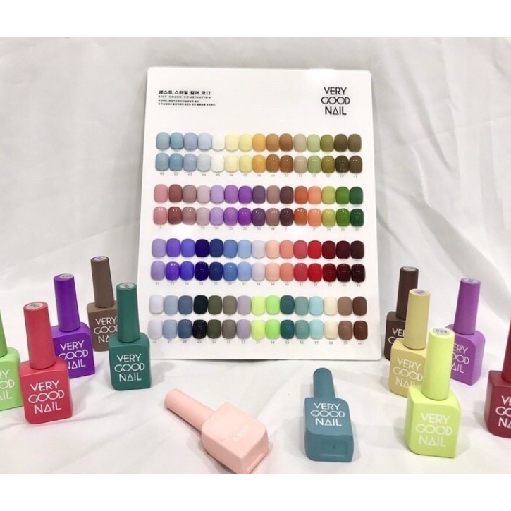 Sơn gel Lẻ màu Very Good Nail 60 màu - BÁN LẺ   - HSM Nail Giá rẻ