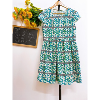 Đầm Hoa, Co Giãn Nhẹ, Một Lớp, 2hand