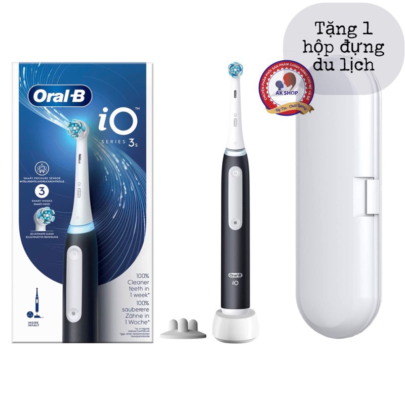 (Auth - sale 70%) Bàn chải điện Oral B iO series 3 Made in Đức