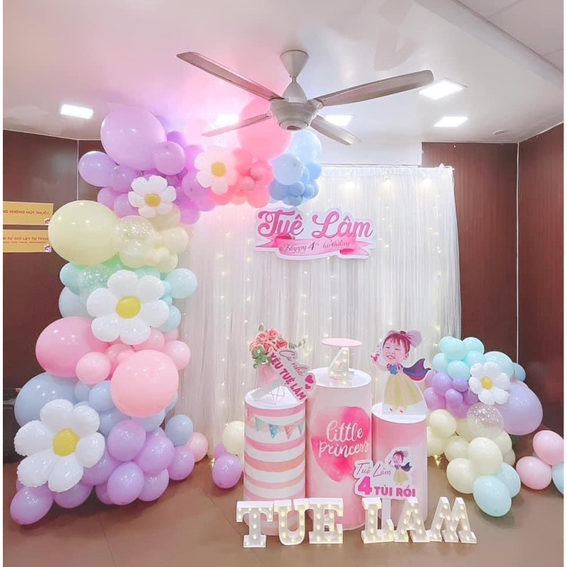 Sét Bóng Trang Trí Sinh Nhật Theo Yêu Cầu