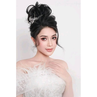 Cài tóc cô dâu, tóc bà sui, tóc tiệc tv345