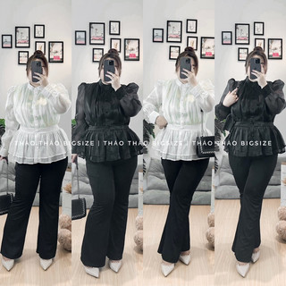Áo sơ mi lụa ánh bigsize