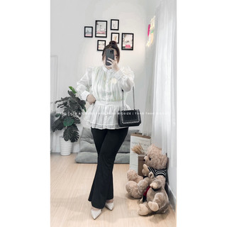 Áo sơ mi lụa ánh bigsize