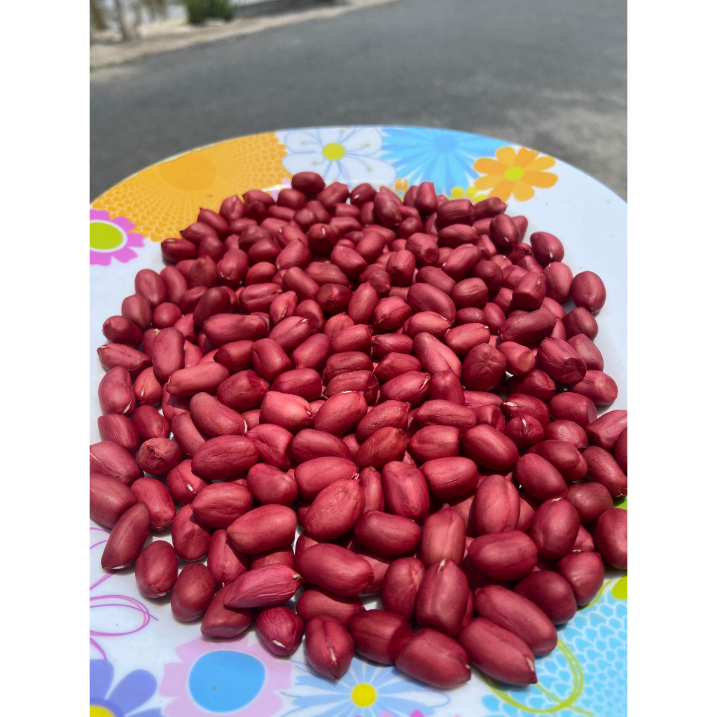 Lạc đỏ canh tác tự nhiên, đậu phộng giống cũ bóc tay, hàng chọn