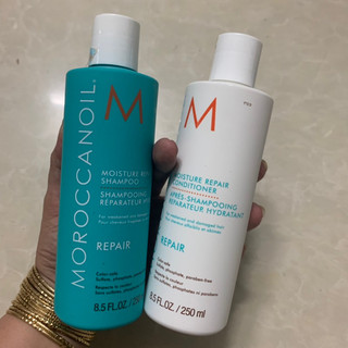 DẦU GỘI XẢ PHỤC HỒI TÓC CAO CẤP  MOROCCANOIL MOISTURE REPAIR SHAMPOO 250ml x 2
