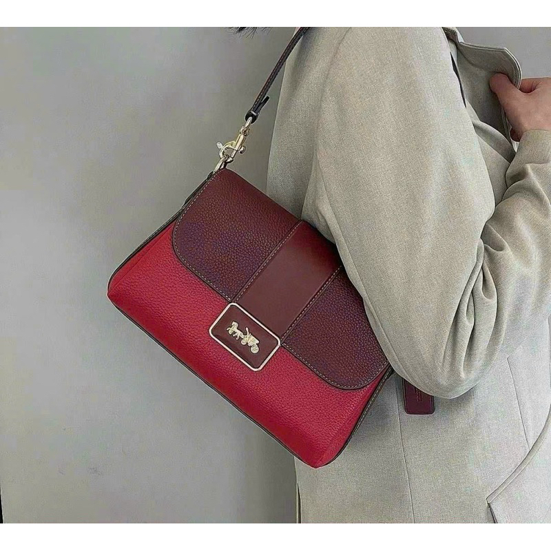 ❤️RẺ NHẤT SHOPEE❤️TÚI C GRACE DA THẬT PHỐI (2 màu)
