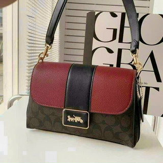 ❤️RẺ NHẤT SHOPEE❤️TÚI C GRACE DA THẬT PHỐI (2 màu)