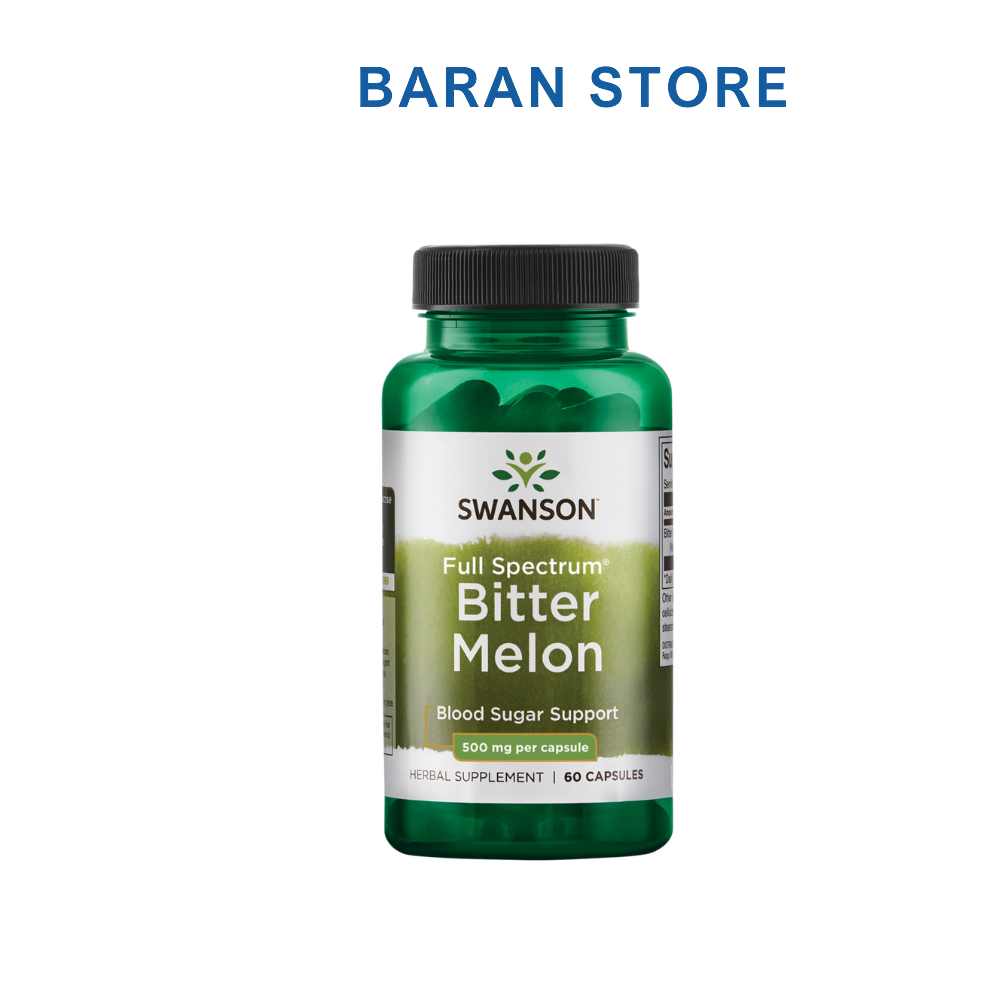 Viên Uống Swanson Bitter Melon 500mg 60 viên - Baran Store