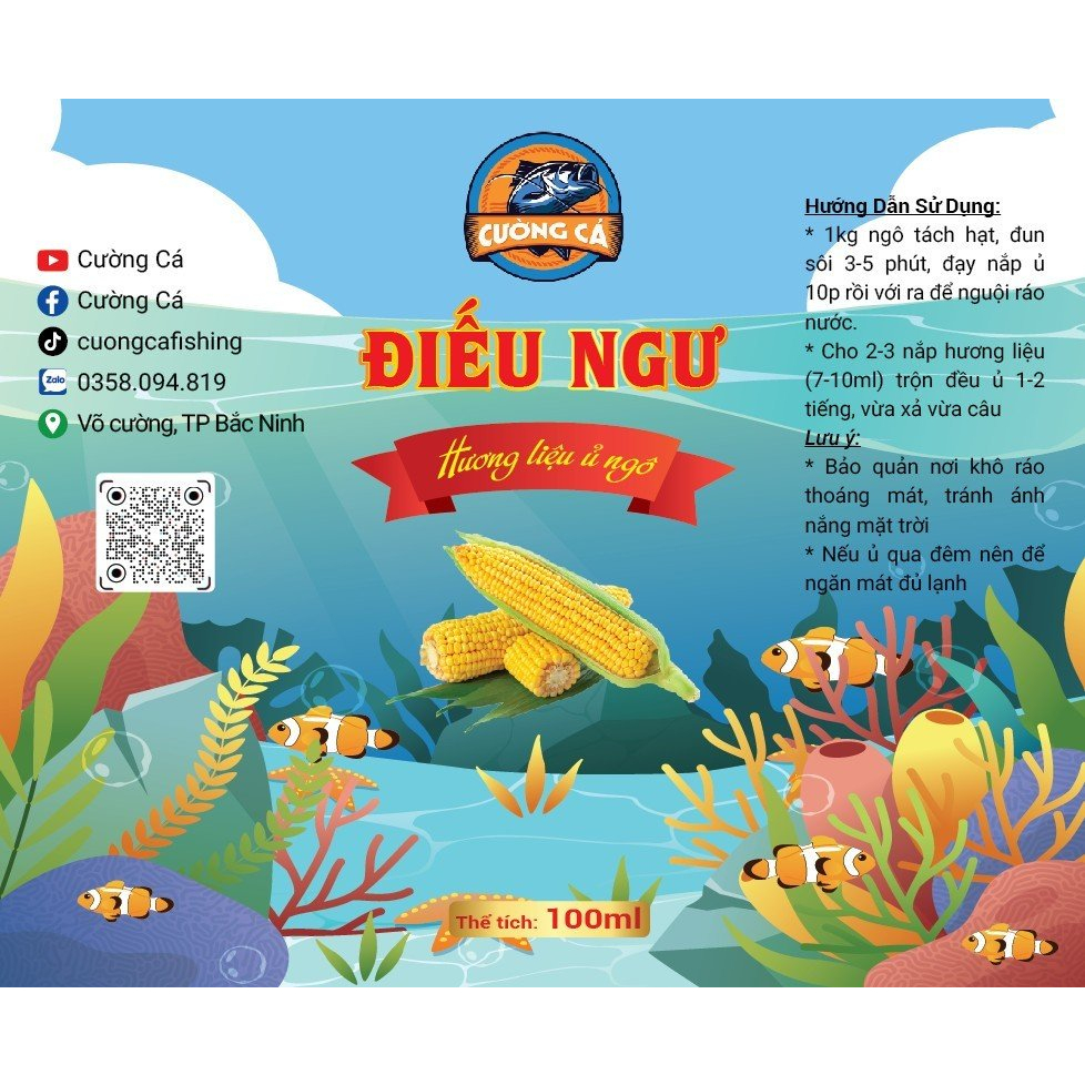 Điếu Ngư - Hương Liệu Ủ Ngô Câu Cá