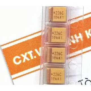 Tụ tantalum 3528 3.5x2.8mm các giá trị 3.3uf 10uf 22uf 47uf 100uf