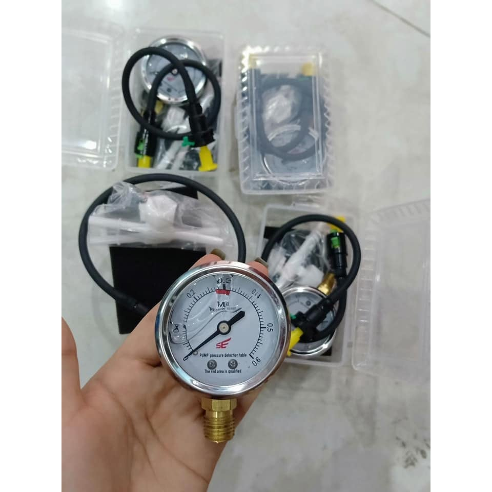ĐO ÁP BƠM XĂNG XE DONGHEANPHAT - Đo được cả áp suất nén tĩnh trên dây Ti -O  và áp xuất nén động
