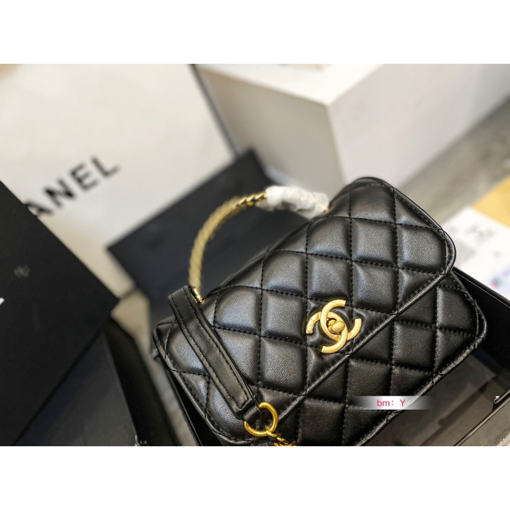 CHANEO TRENDY MINI SUPER Size 21 - CHẤT DA MỊN Full box nam châm - Hoá đơn