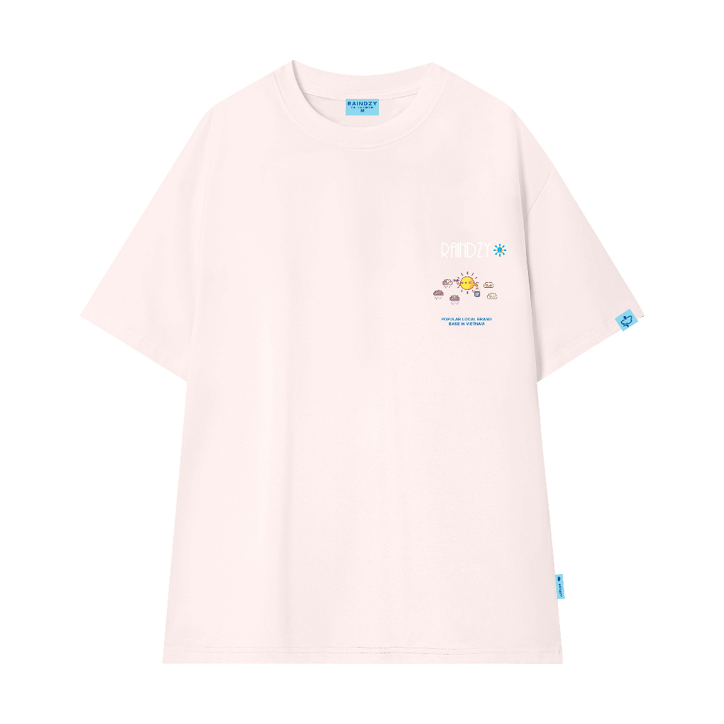Áo phông local brand nam nữ unisex , tay lỡ thun form rộng teen cổ tròn oversize cotton màu tee RAINDZY ATL01