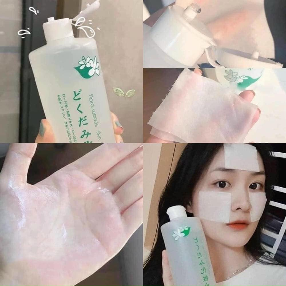 Nước Hoa Hồng Dokudami Natural Skin Lotion 500ml