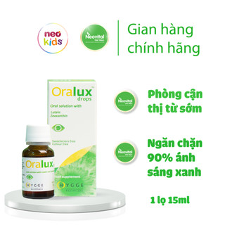 Siro bổ mắt Oralux - Chăm sóc sức khỏe mắt cho bé