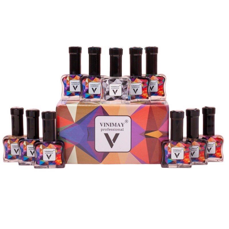 Set loang cồn vinimay 12 chai hàng chính hãng HN NAIL NEW