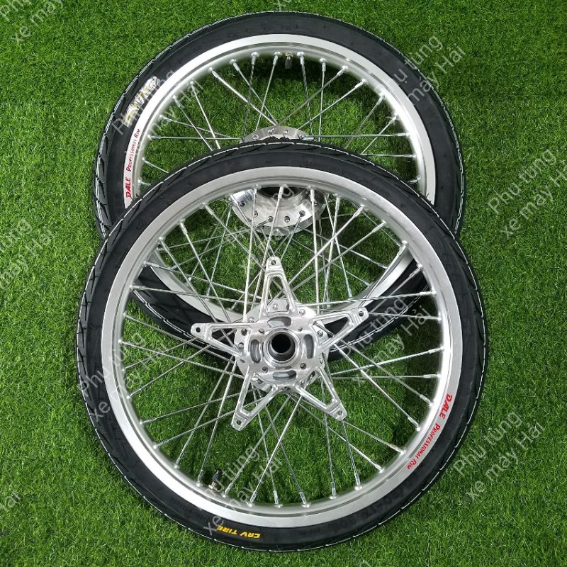 Bánh căm RAIDER SATRIA F150 FULL vỏ ruột CRV SIZE 60/70 Kèm lòng Đĩa trước CNC lắp như ZIN HTH1128 MSP 0071