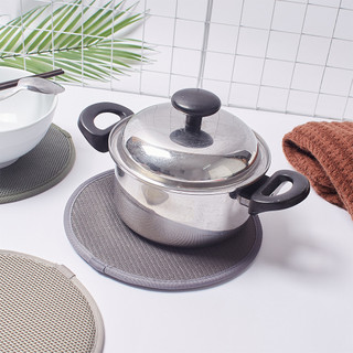 Miếng lót nồi vải 24cm homek, chất liệu siêu bền, đế lót nồi, lót chảo vải bố