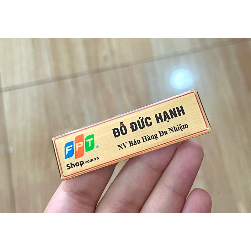 Bảng tên FPT in cố định theo yêu cầu -