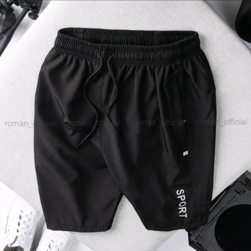 Quần đùi sport nam, quần short gió thể thao 2 túi khóa