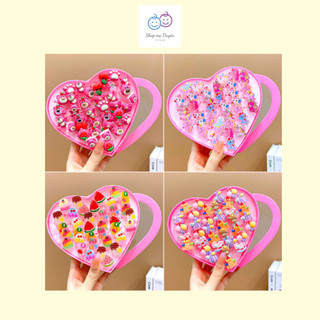 (1 chiếc) Nhẫn Nhựa Hoạ Tiết Hoạt Hình Dễ Thương Cho Bé Gái