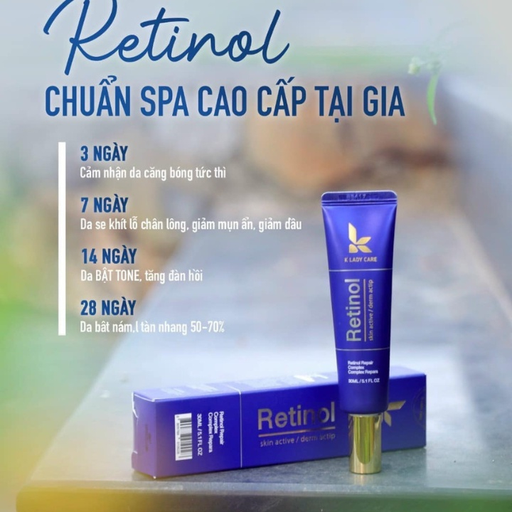 (bản trung) Combo retinol bakuchiol 2 serum retinol bakuchiol 2 K Lady Care