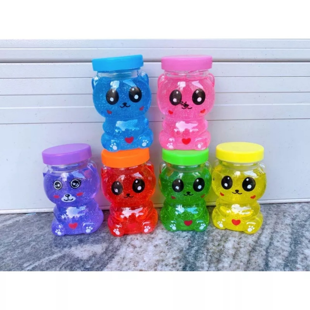 Slime nhũ màu cực đẹp Đồ chơi hũ slam chất nhờn ma quái an toàn cho bé