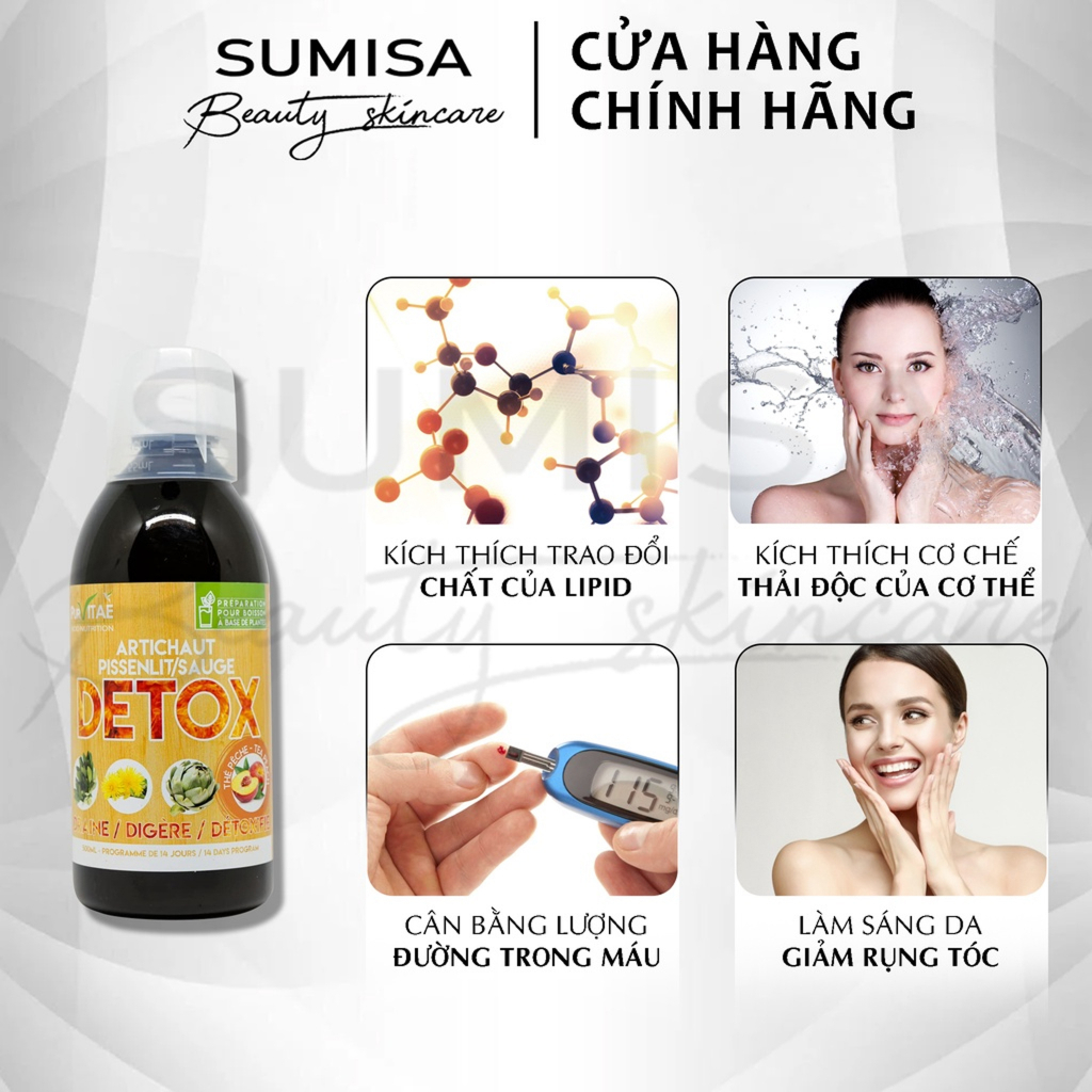 Set Detox, Fitness shot, Minci concept Thải mỡ toàn diện với sản phẩm tự nhiên an toàn từ Pháp