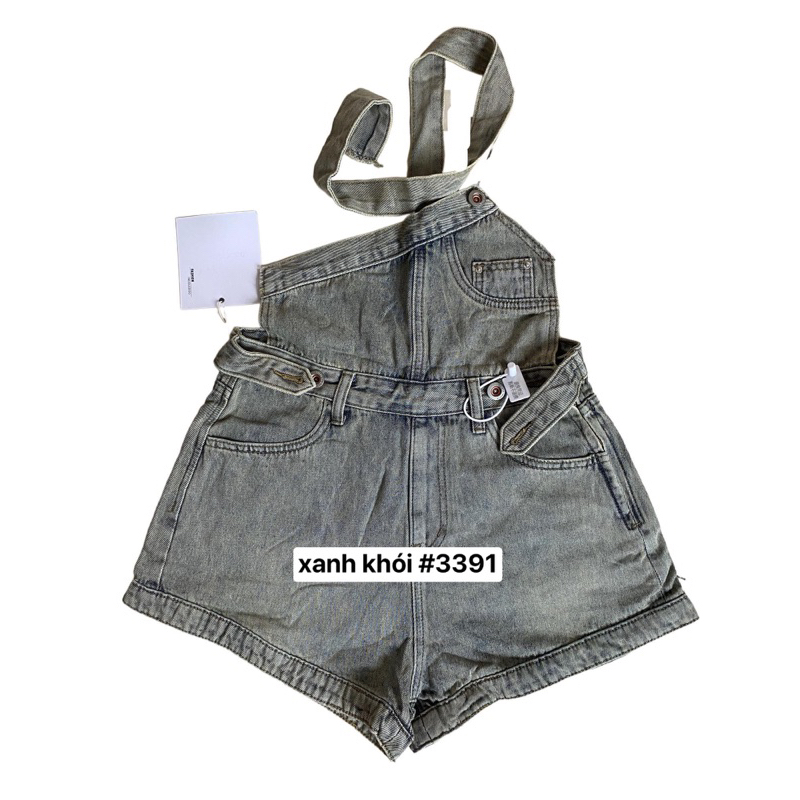 Quần sooc yếm bò vạt chéo hàng QCL1