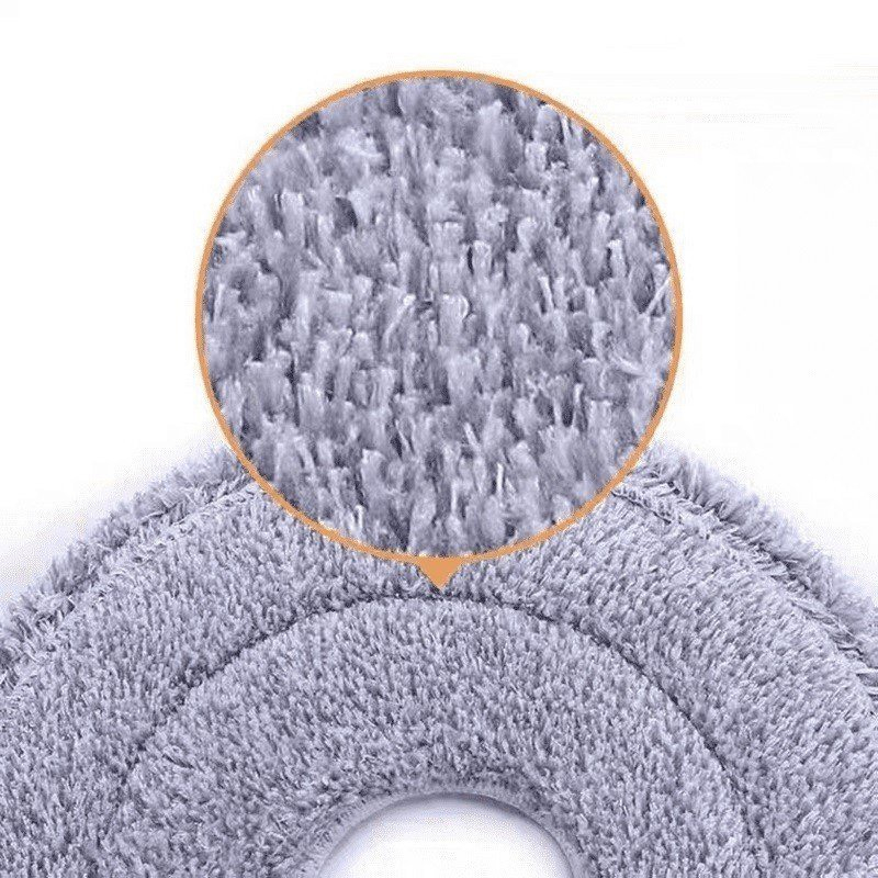 Bông Lau Nhà Thay Thế Cây Lau Nhà K9, Bộ lau nhà tròn tách nước bẩn ,bông lau tròn giặt vắt dieulinhshop