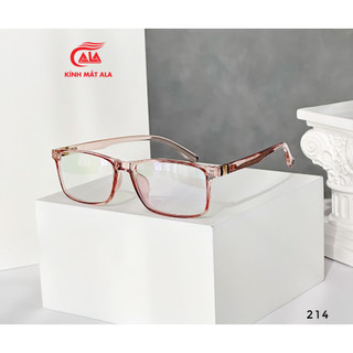 Gọng kính vuông Unisex chất liệu nhựa dẻo dày dặn kiểu hàn quốc mã 214 cao cấp