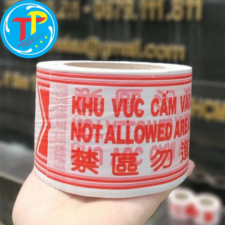 Cuộn dây rào cảnh báo khu vực cấm vào, khu cách ly công trình xây dựng – Bảo hộ lao động THÀNH PHONG 2