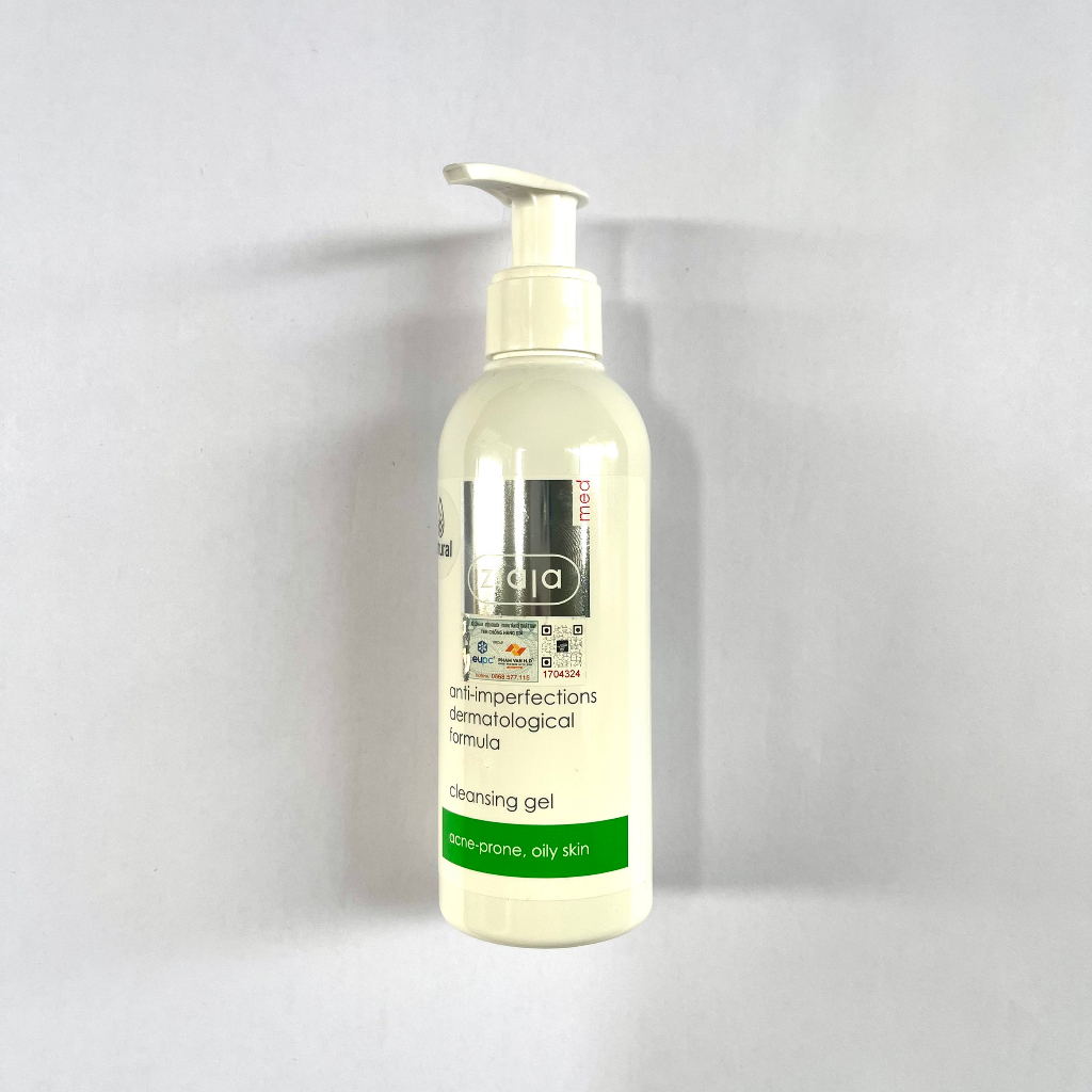 Sữa Rửa Mặt Giảm Mụn Ngừa Khuẩn Ziaja Med Anti Imperfections Formula Cleansing Gel 200ml | BigBuy360 - bigbuy360.vn