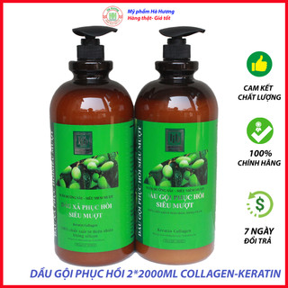 Dầu gội collagen, keratin Hồng Đạt 2000ml