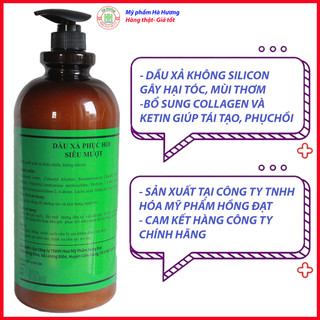 Dầu gội, dầu xả collagen, keratin Hồng Đạt 2000ml
