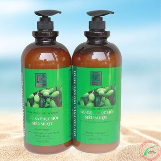 Dầu gội, dầu xả collagen, keratin Hồng Đạt 2000ml