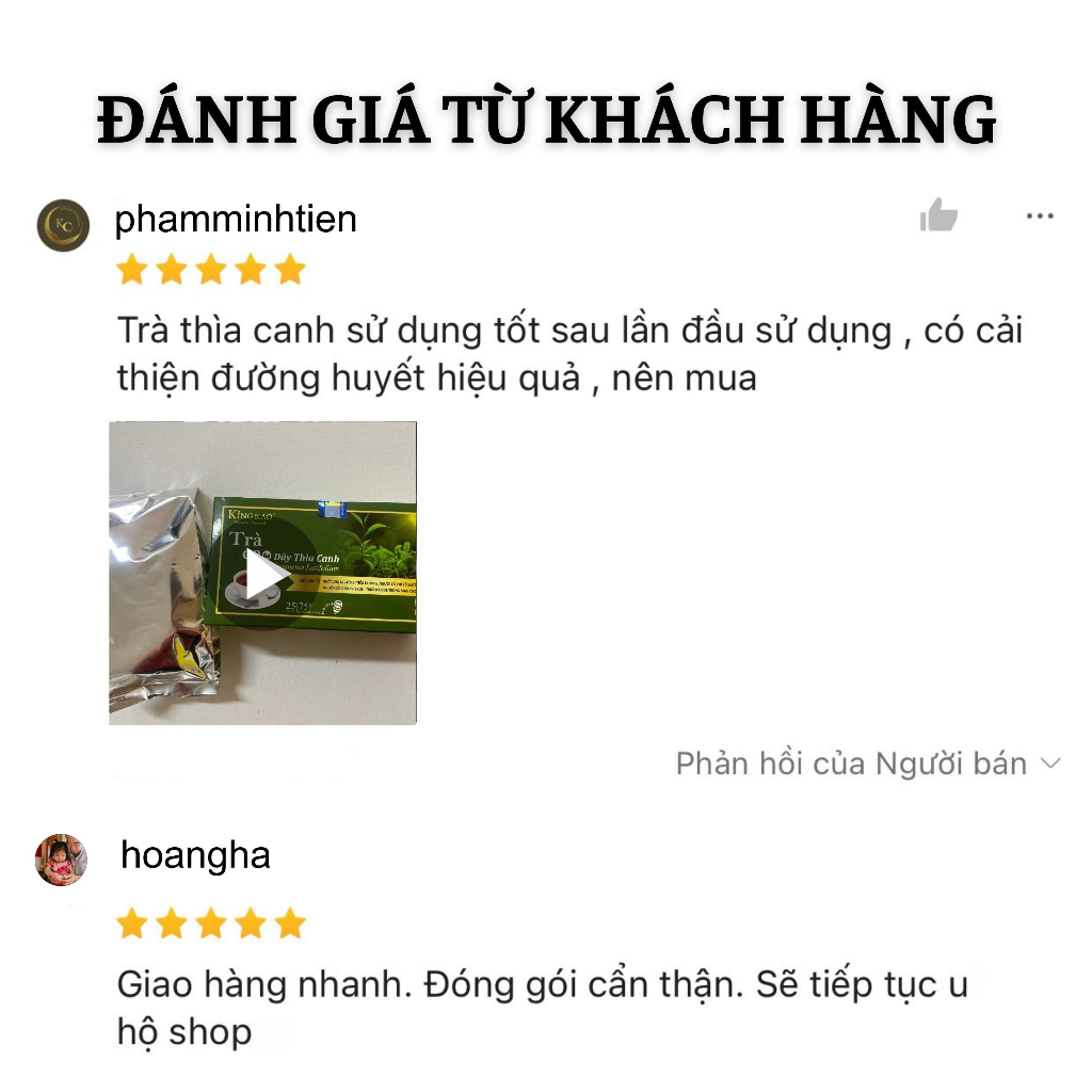 Trà tiểu đường kingkao tẩm cao dây thìa canh lá to cao cà gai leo giảo cổ lam giảm tiểu đường men gan mỡ máu