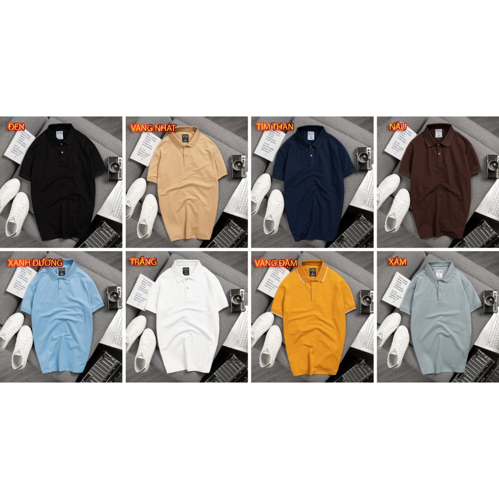 Áo Polo nam 2 Cúc 3th Fashion phong cách trẻ trung chuẩn form nhiều màu , Chất Liệu Thoáng Mát , Co giãn 4 chiều