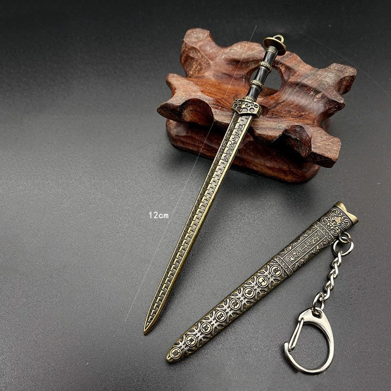 Móc Khóa Mô Hình Kiếm 12cm Thiết Kế Tinh Xảo Đẹp Mắt