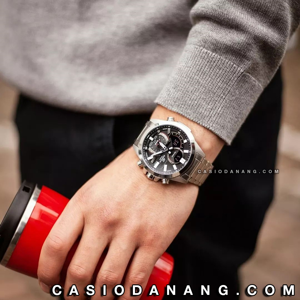 Đồng hồ nam dây kim loại Casio Edifice chính hãng ECB-30D-1ADF