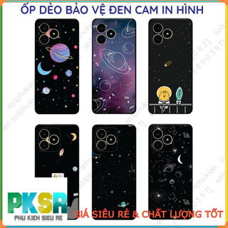 Ốp lưng Realme C53 dẻo đen bảo vệ cam in hình vũ trụ, ngân hà nhiều mẫu cực hot