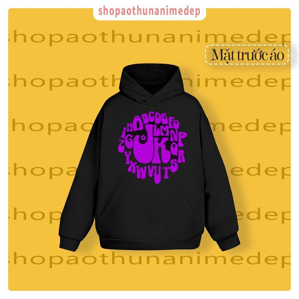 Áo HOODIE abcJK in hình tên IG JUNGKOOK [BTS]