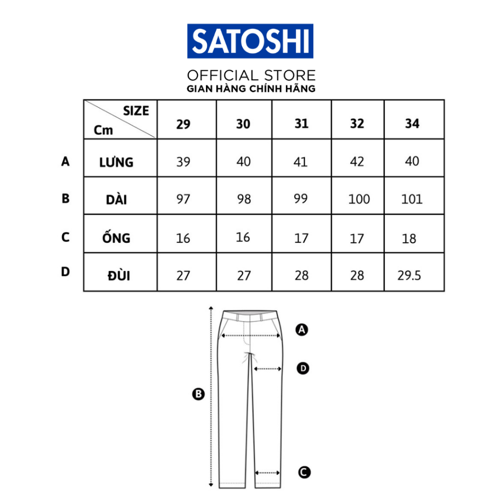 Quần kaki nam lưng thun Satoshi SAKK11 thiết kế túi trước trẻ trung, chất vải cotton co dãn