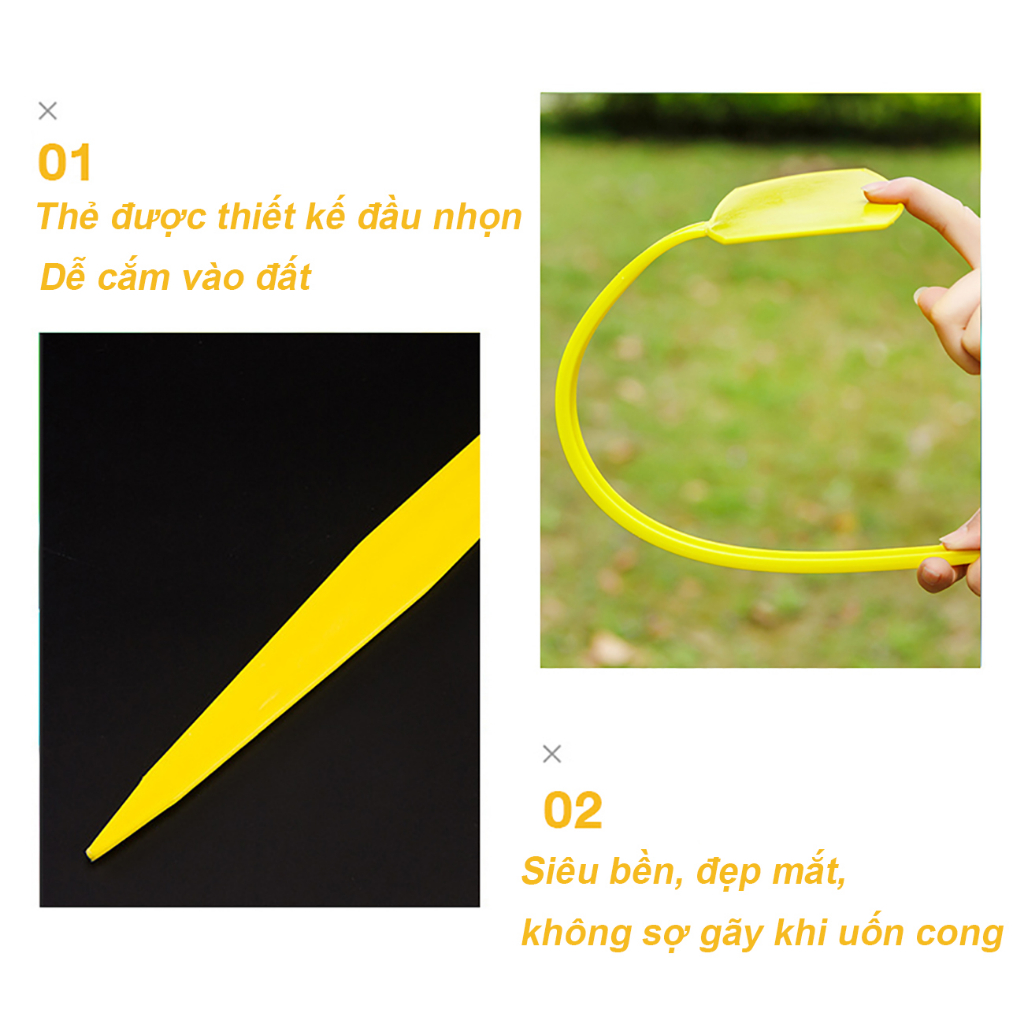 Thẻ ghi tên cây trồng cỡ lớn, 27/36/45CM, thẻ cắm ghi tên đánh dấu ,Đánh dấu thông tin và trang trí cây trồng