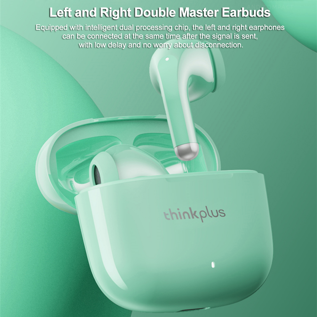 🔥hàng sẵn có🔥Tai nghe Lenovo LP40 True Wireless BT 5.1 Tai nghe thể thao mini Điều khiển cảm ứng Tai nghe nhét trong tai