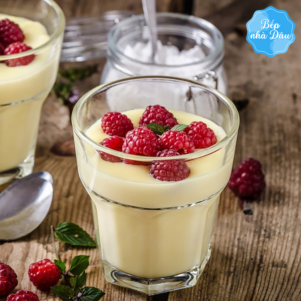 Set Làm Pudding Trứng, Socola, Khoai Môn, Trà Xanh 100g Nguyên Liệu Bột Pudding Cao Cấp Thơm Ngon Núng Nính