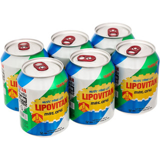 Lốc 6 lon Lipovitan vị mật ong 250ml